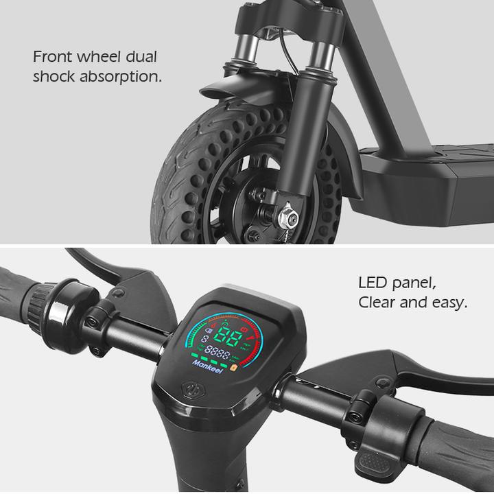 Actual product image Mankeel High-quality electro scooter with 2 brakes (25 km/h, 40 km)