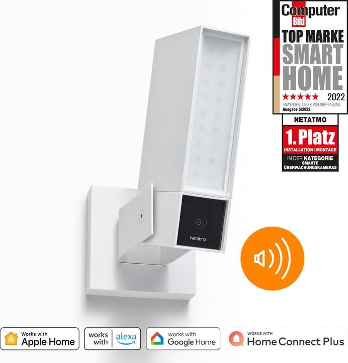 Actual product image Netatmo Smart outdoor camera with siren (1920 x 1080 Pixels)