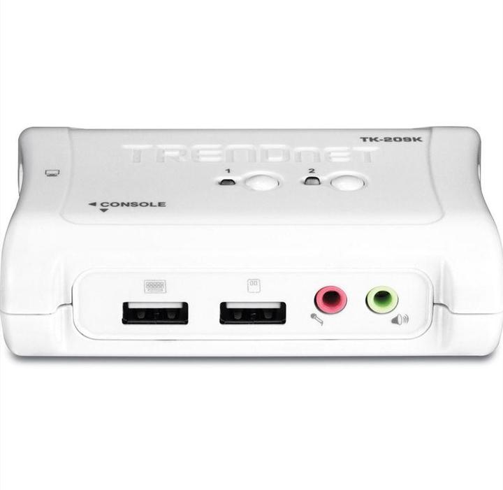 Produktbild Trendnet TK-209K 2-facher USB-KVM-Umschaltersatz mit Audio