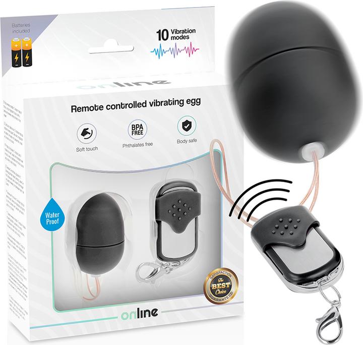 Image du produit Online OEuf vibrant avec télécommande, taille S