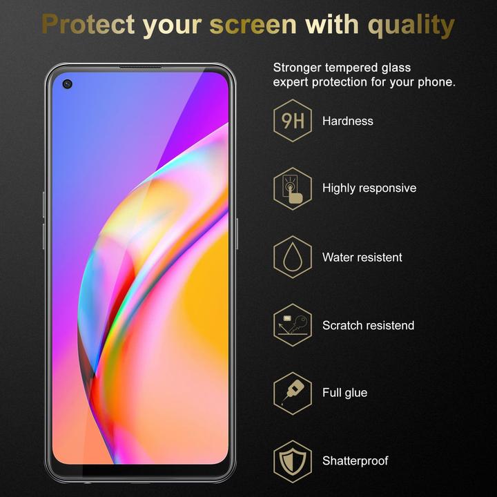 Actual product image Cadorabo Display protection glass (3 Piece, Oppo A94 5G)