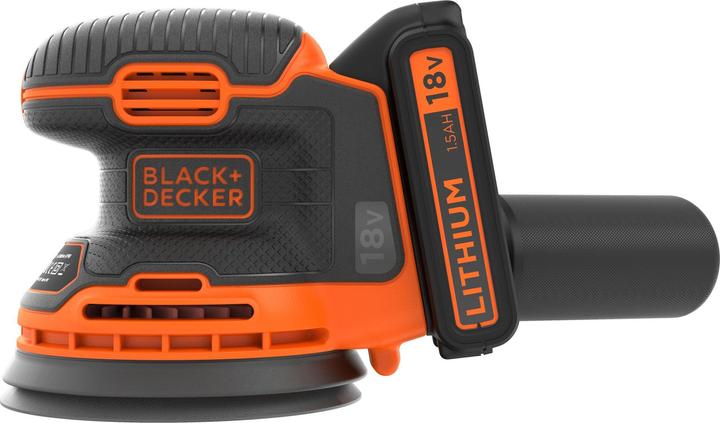 Black & Decker Ponceuse orbitale à batterie BDCROS18 (Ponceuse excentrique, 18 W)