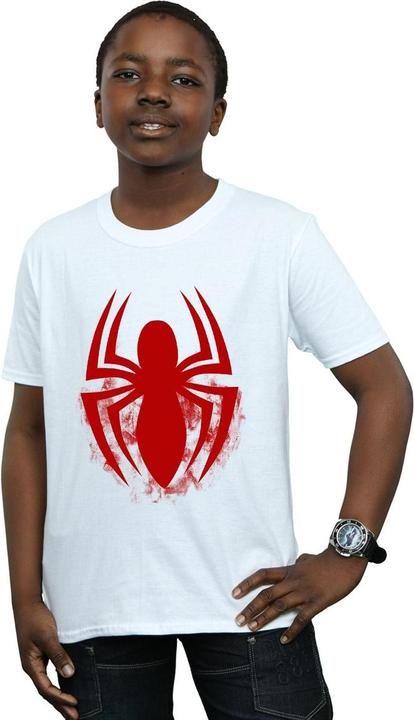 Actual product image Boys Spider-Man Logo Emblem T-Shirt (152, 158)