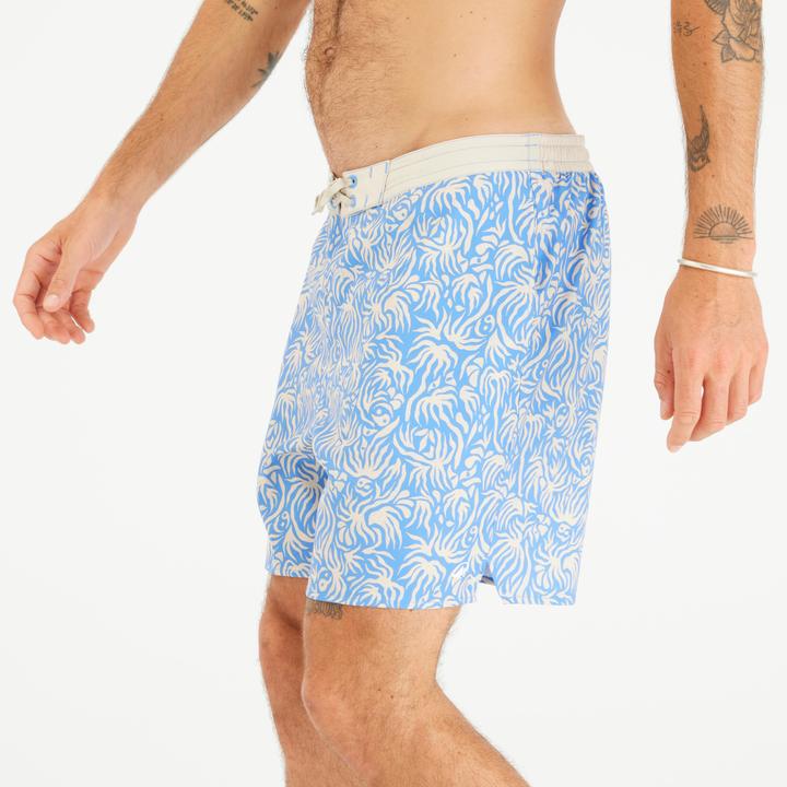 Produktbild Olaian Men’s Swim Shorts Surf 100 18” Long - Flora Blue (M)