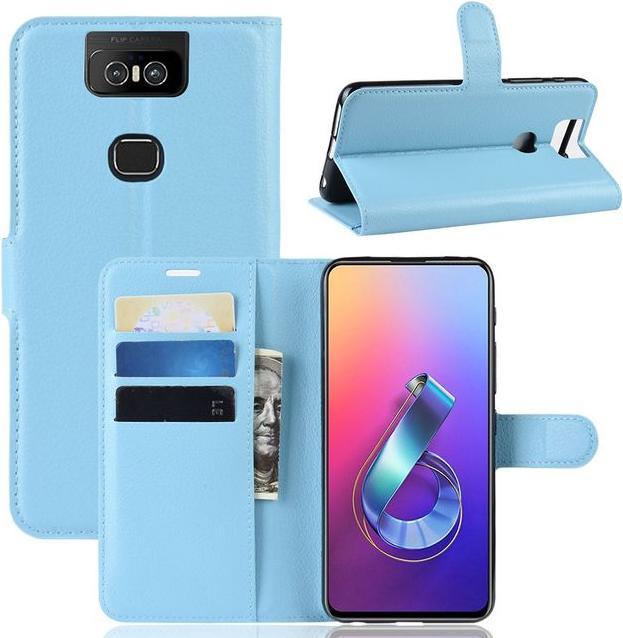 Actual product image MU Classic Litchi Leather Bookcover Series (Asus Zenfone 6)