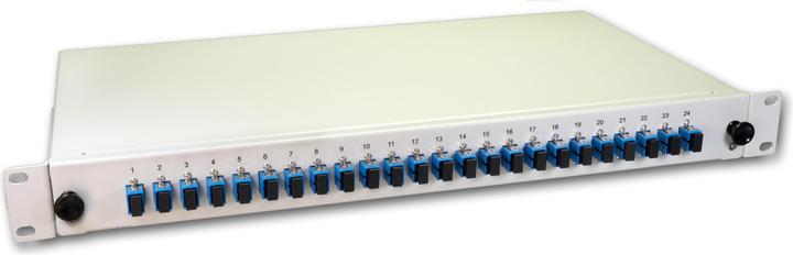 Lightwin Scatola di giunzione per fibre ottiche, 24 fibre, 24x SC monomodale, 9/125µm OS2 G657.A1 (1.50 m)