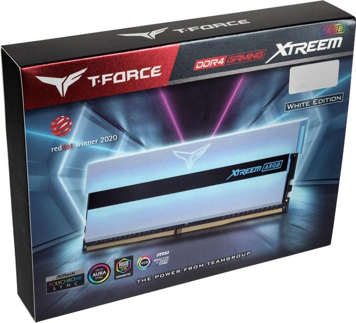 Productafbeelding Team Group T-Force Xtreem ARGB, DDR4-3200, CL16 - 32 GB Dual Kit (2 x 16GB, 3200 MHz, DDR4 RAM, DIMM 288 pin)