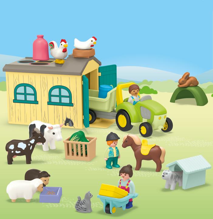 Produktbild Playmobil Bauernhof-Abenteuer Traktor (71656)