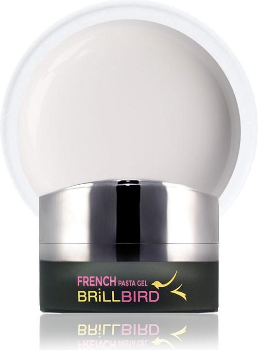 Actual product image BrillBird French Pasta White Builder gel 5 ml (White, Gel-Effect Nail Polish)