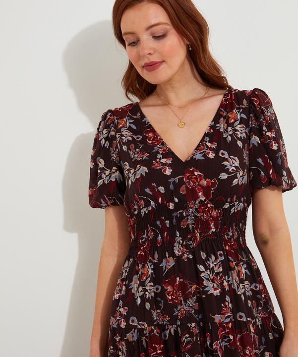 Produktbild Joe Browns Dark Floral Elasticated Maxi Dress (38)