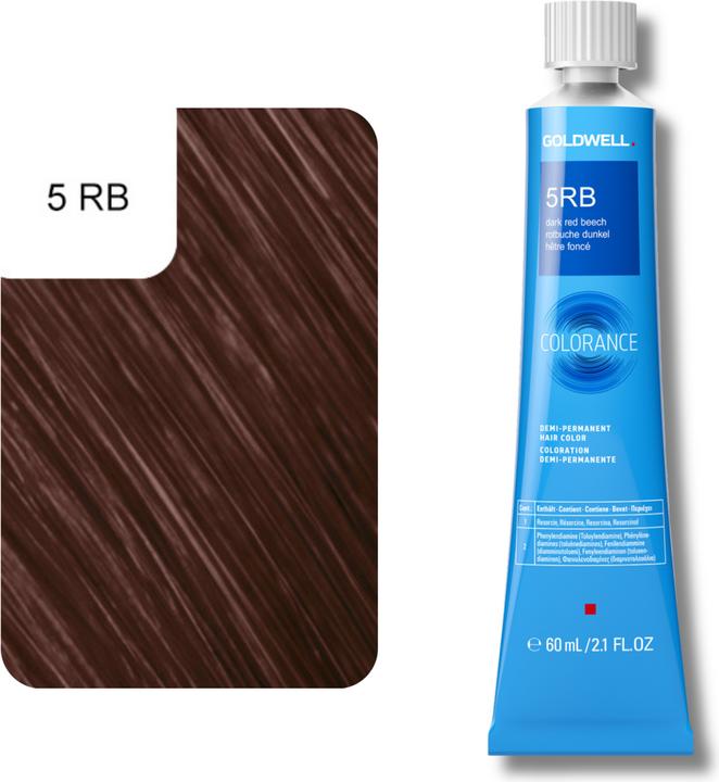 Actual product image Goldwell Colorance Tube Demi-Permanente (5RB red beech dark)