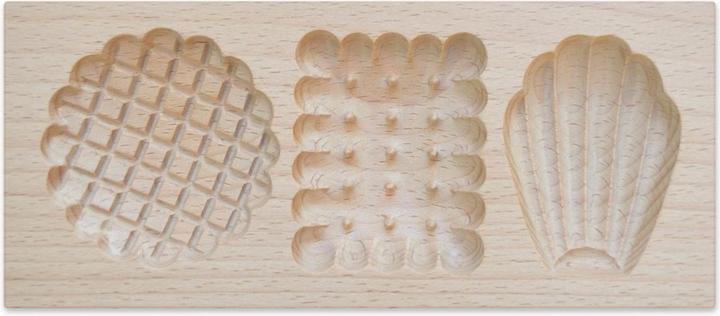 Produktbild ScrapCooking Holzform für gefüllte Kekse Petits Biscuits, 20x10x2cm