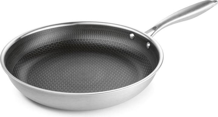 Bratmaxx Bratpfanne Silber 28 cm, Material: Aluminium, Edelstahl