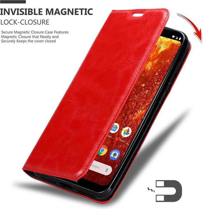 Immagine prodotto Cadorabo Copertina magnetica invisibile del libro (Nokia 8.1)