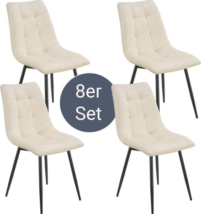 Image du produit Juskys Esszimmerstuhl Blanca Set