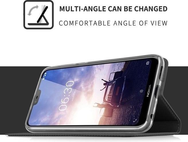 Actual product image MU Classic Classic Leather Bookcover Series (Nokia 6.1 Plus)