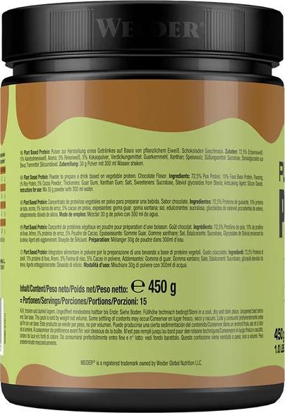 Produktbild Weider Plant Based Protein (Schokolade, 1 Stk., 450 g)