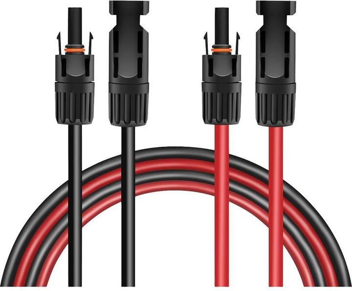 Actual product image LogiLink Solar extension cable set,/M to/F, 6 mm², CU, 7.5 m (Solar connector)