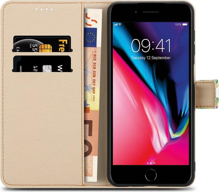 Produktbild Cadorabo Book Hülle mit Print (Apple iPhone 7 Plus, Apple iPhone 7s Plus)