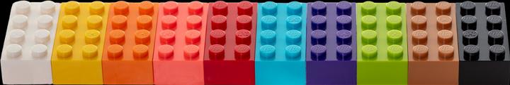 Immagine prodotto LEGO mattoncini colori misti - 160 gr. - circa 1.000 pezzi - Miscela di mattoncini base colorati - NUOVO (Accessori LEGO)