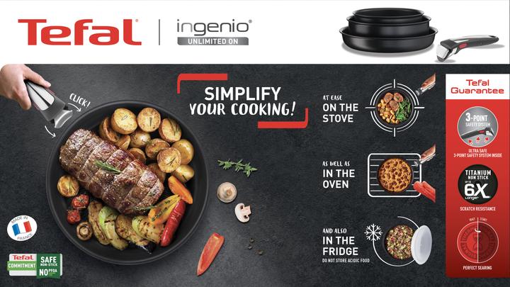 Actual product image Tefal Ingenio Unlimited On (28 cm, Pan set + pot set, Aluminium)