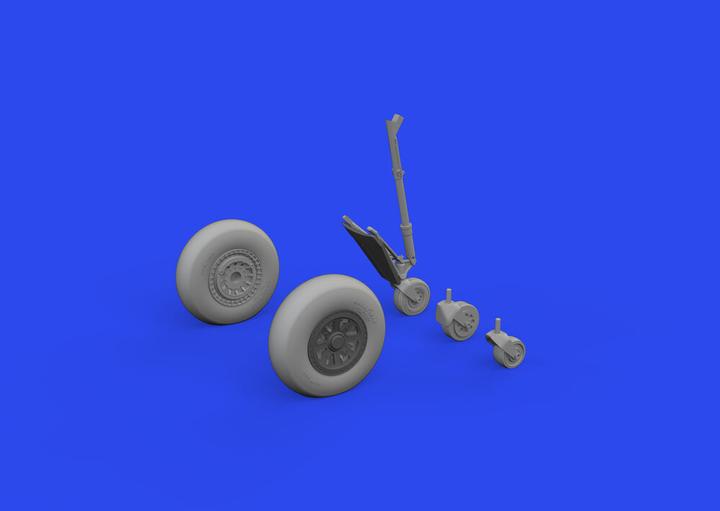 Produktbild Eduard TBF/TBM wheels w/smooth tire 1/48 ACADEMY