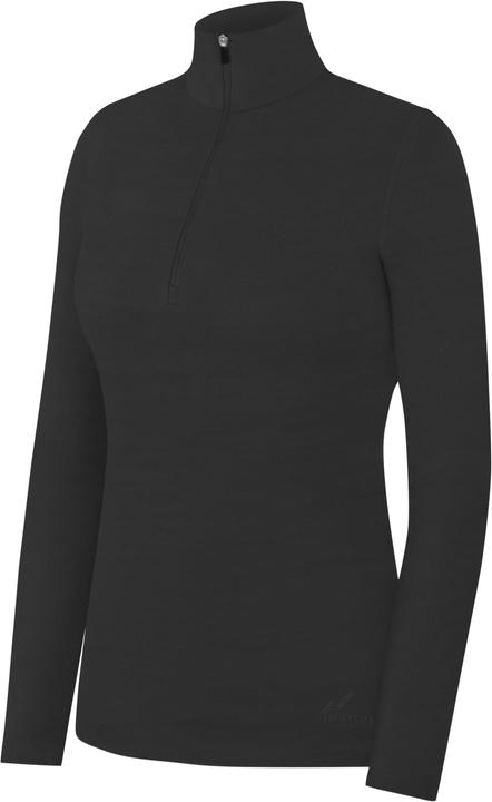Actual product image Normani Damen Merino Langarm mit 1/4 Zipper „Launceston“ - 9669 (M)