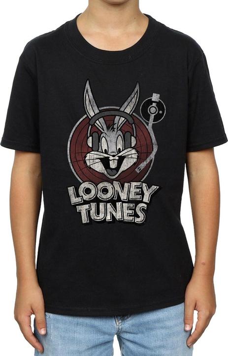 Image du produit Looney Tunes Garçons Bugs Bunny Cercle Coton Logo TShirt (128)