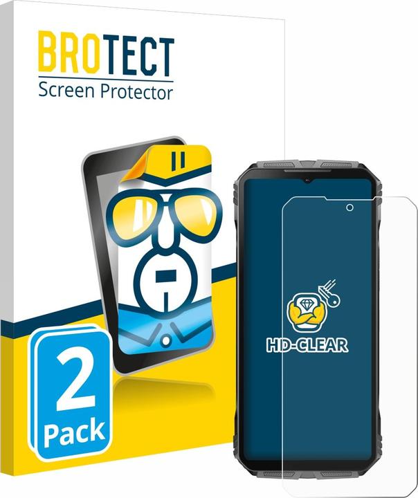 Produktbild BROTECT Schutzfolie Displayschutz Displayschutzfolie Folie Klar Transparent (2 Stück, ZTE Blade V40 Pro)