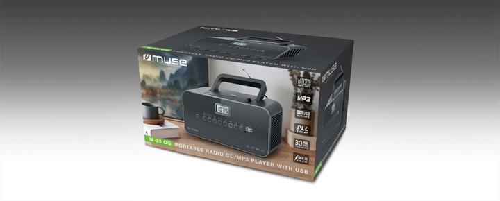 Image du produit Muse Radio portable M-28DG Port USB, AUX in (FM, MF, PLL)
