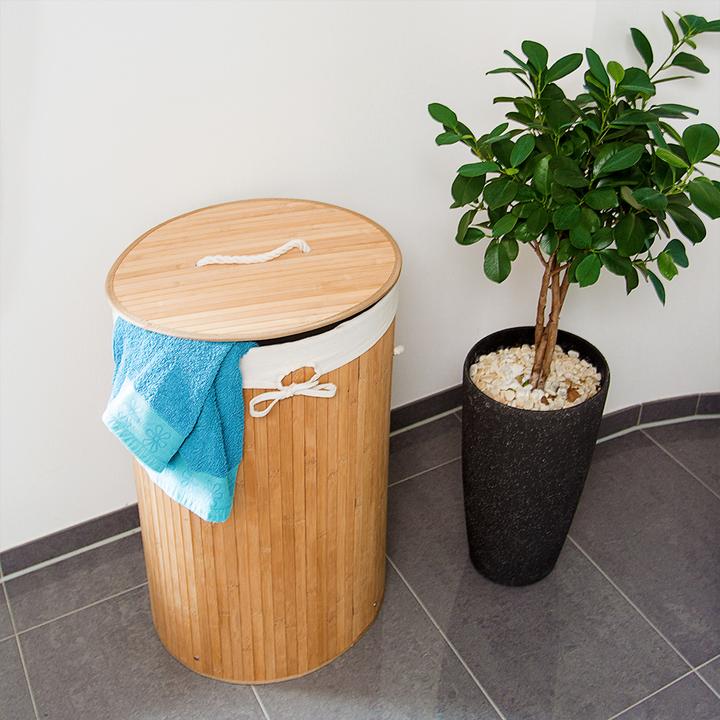 Actual product image Relaxdays Round Hamper (70 l)