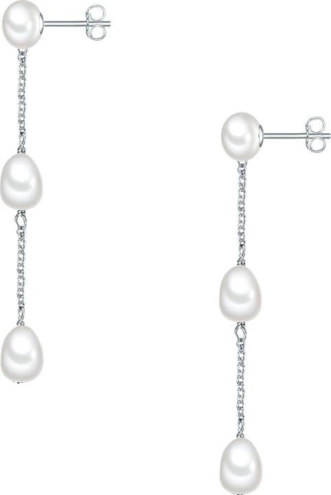 Produktbild Valero Pearls Damen Sterling Silber Süsswasser-Zuchtperlen silber - 15036 (925er Silber)