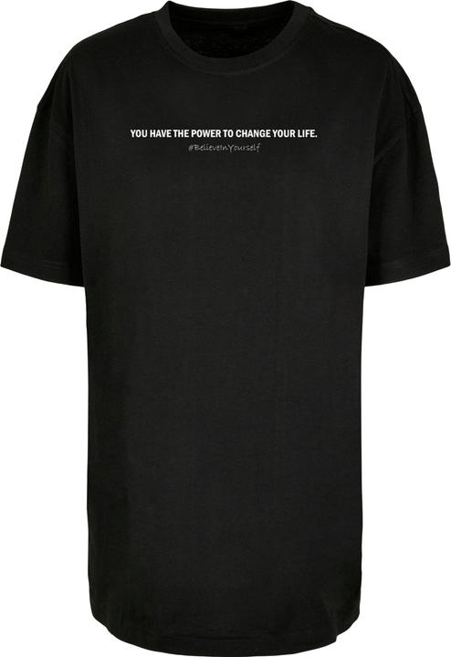 Actual product image Merchcode Ladies WD - Believe In Yourself Oversized Boyfriend Tee - 118359 (L)