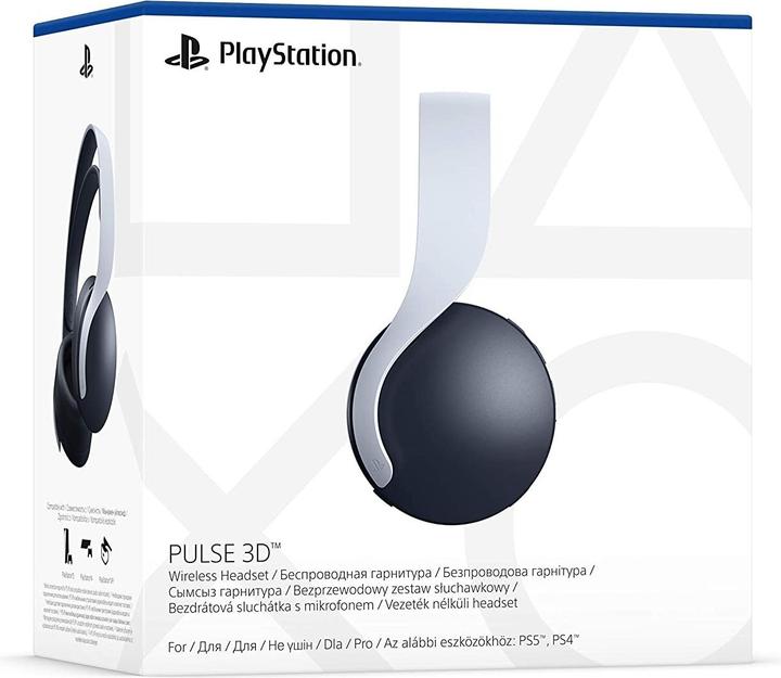 Actual product image Sony PULSE-3D-Wireless-Headset - White (Wireless, Cable)