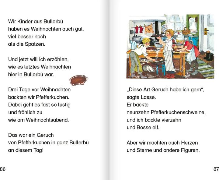 Image du produit Weihnachten mit Pippi, Madita und Pelle (Allemand, Astrid Lindgren, Katrin Angel King, Ilon Wikland, 2022)