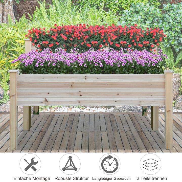 Produktbild Outsunny Hochbeet 2 Stufen