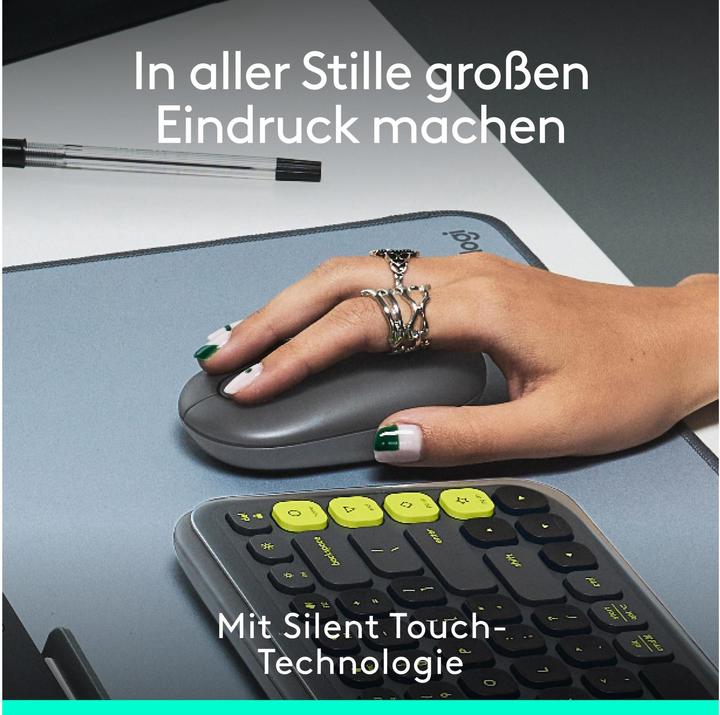 Produktbild Logitech POP Mouse mit personalisierbarem Emoji (Kabellos)