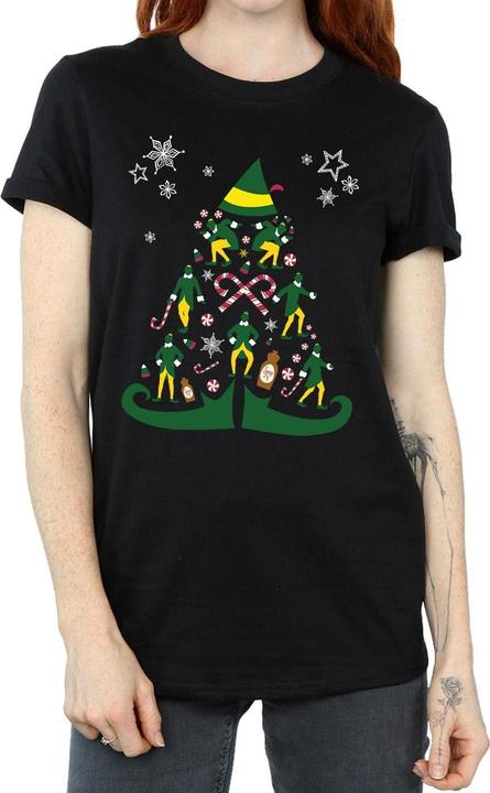 Immagine prodotto Elf Christmas Tree Maglietta Ampia Donna (L)