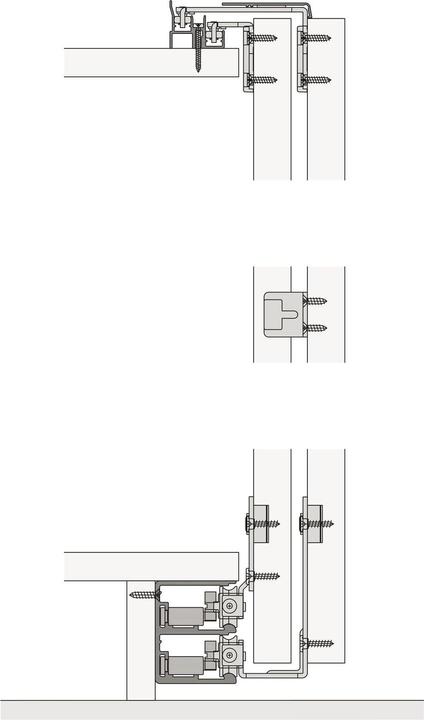 Produktbild HAWA Schiebetürbeschläge -COMBINO 50 H FS, Forslide