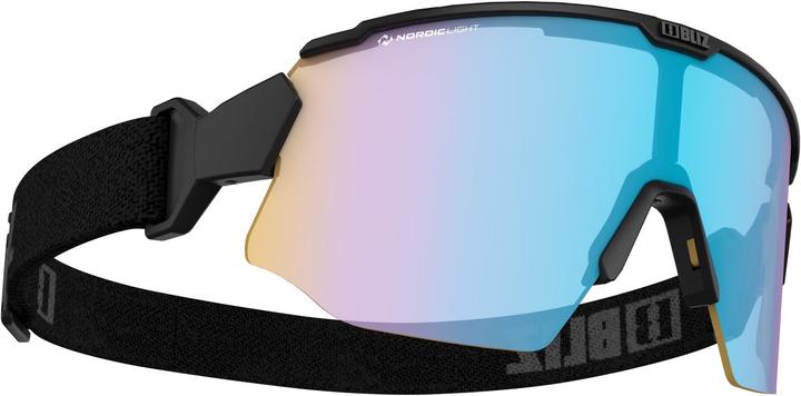 Actual product image Bliz Breeze Nano Optics Nordic Light (Matt Black, Brown w Silver Mirror, Nordic Light Coral: Orange w blue multi)