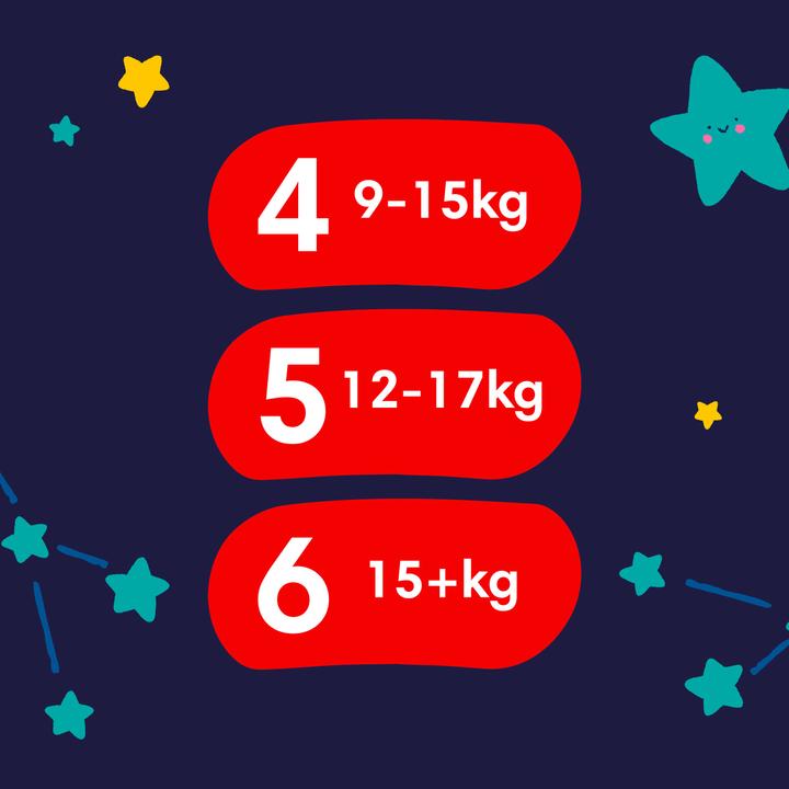 Immagine prodotto Pampers Baby-Dry Night Pants (Dimensione 6, Pacco trasportabile, 30 Pezzo/i)
