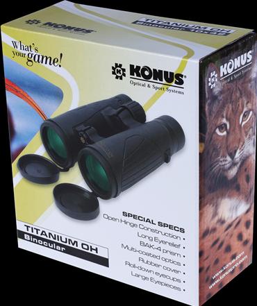 Actual product image Konus Binoculars Titanium Evo OH 8x42 WP (8 x, 42 mm)