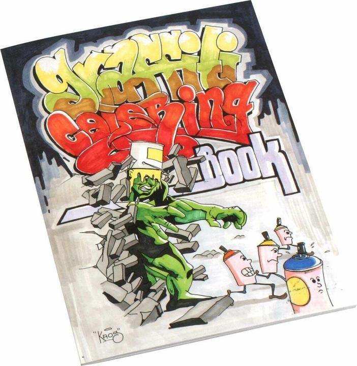 Actual product image Graffiti Coloring Book (English, Document Press, 2008)