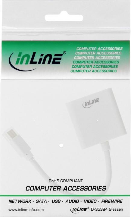 Immagine prodotto InLine Adattatore da Mini DisplayPort a DVI (DVI, 16 cm)