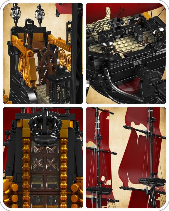 Actual product image Mould King Queen Anne's Revenge