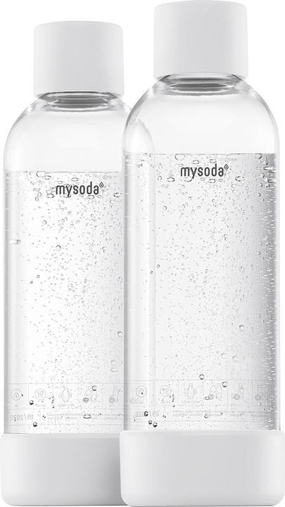 Produktbild Mysoda Wasserflasche 1l White 2er