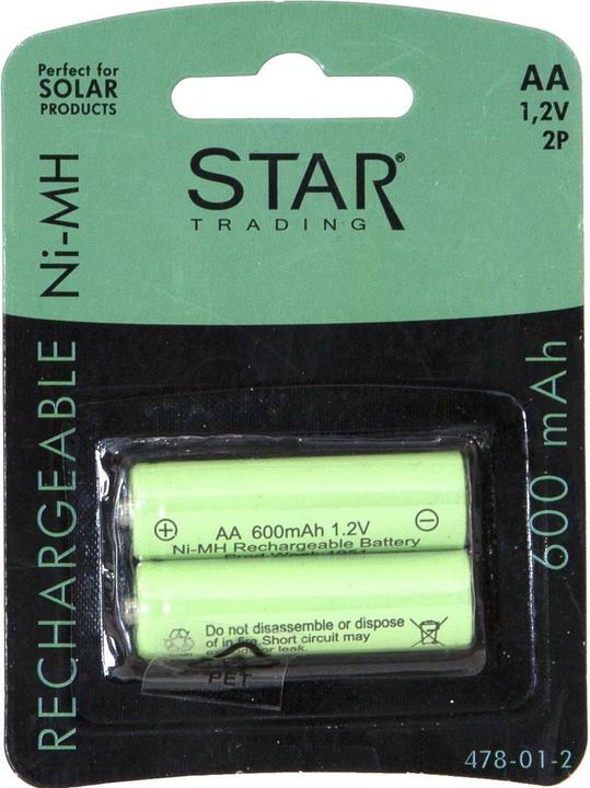 Produktbild Star Trading Batterie (2 Stk., AA, 600 mAh)