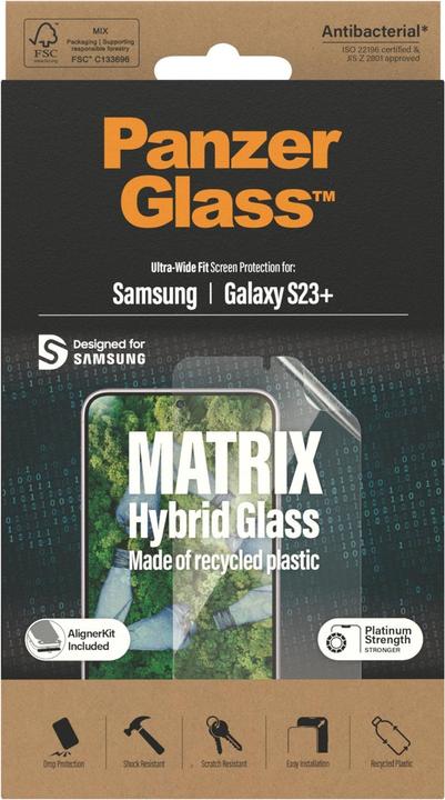 Image du produit PanzerGlass Ultra-Wide Fit (1 pièce(s), Samsung Galaxy S23+)