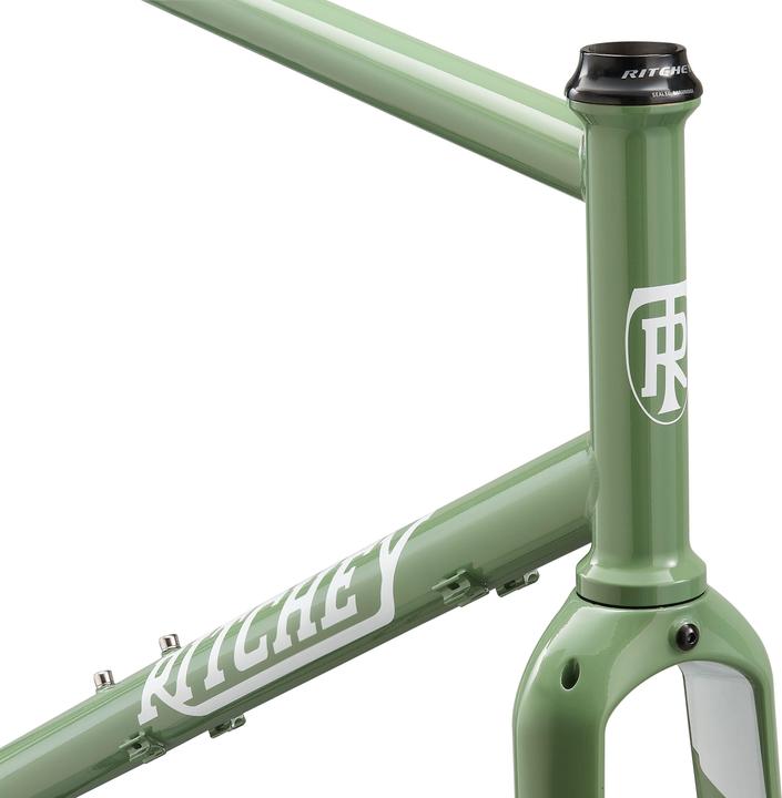 Actual product image Ritchey Outback V4 Disc Gravel Frame Kit, 650B/700C, Di2, M, winter sage/white