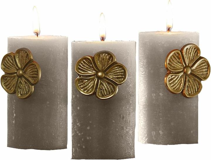 Actual product image Loberon Decorative pin set of 3 Olevir antique gold (3 pcs.)